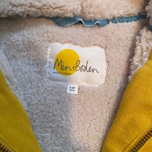NWT Mini Boden Sherpa jacket